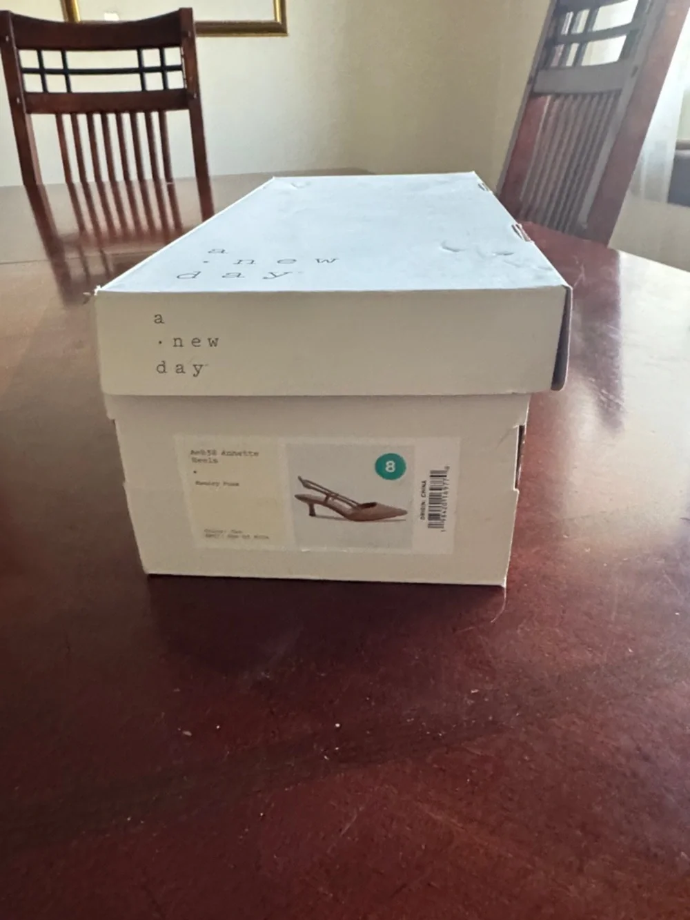 a new day Tan Pointed-Toe Slingback Pumps - Picture 9 of 9